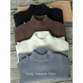 Soft Lined Warm Knit Top for Kids
