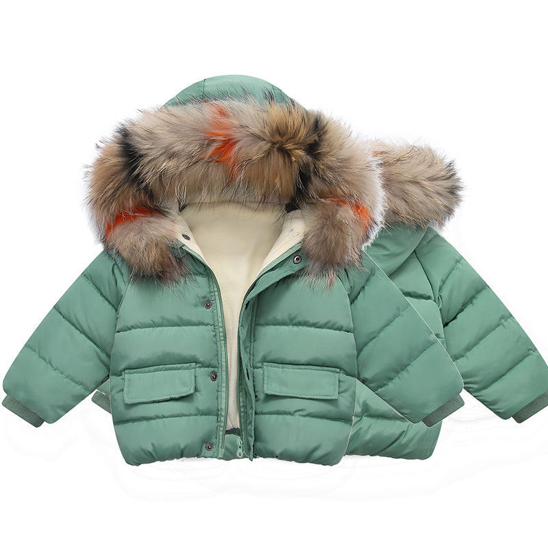 Girls' Puffer Hooded Jacket (30)