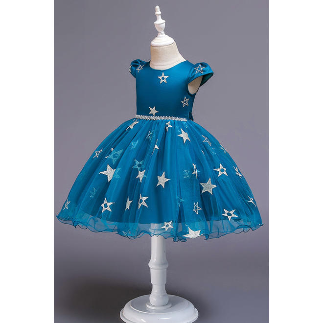 Kids Girls Glorious Stars Princess Dress