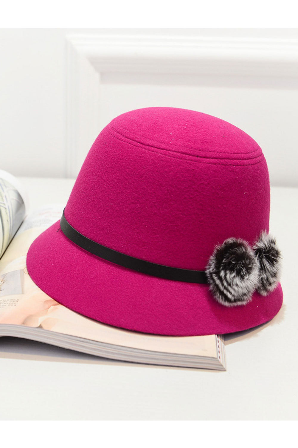 Women Cute Flower Bucket Style Autumn & Winter Beret Hat