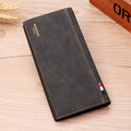 Men’s Clutch Wallet Long Wallet for Men – Large Capacity Bifold Organizer with Zipper Pocket & Card Slots