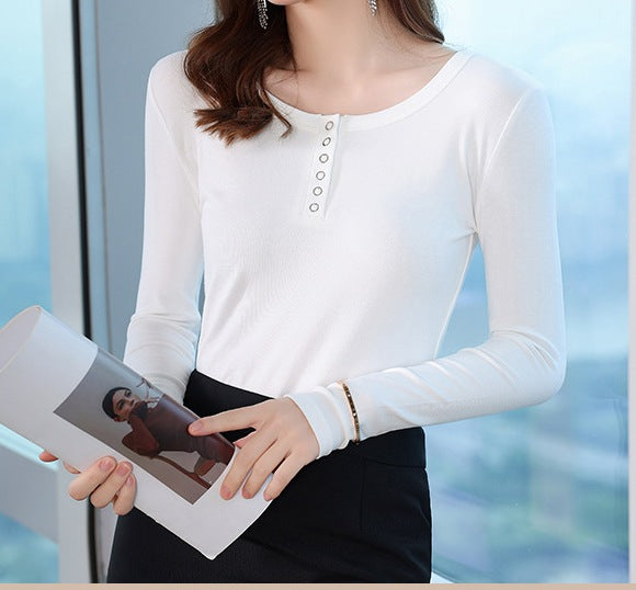 Women's Autumn & Winter Casual Elegant Round Neck Knitted Top