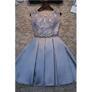 Women Fabulous Printed Pattern Round Neck Sleeveless Amazing Frock Dress