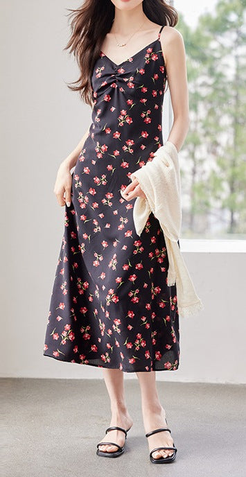 Women’s Elegant Floral Chiffon Skirt Set – Lightweight Coordinated Outfit