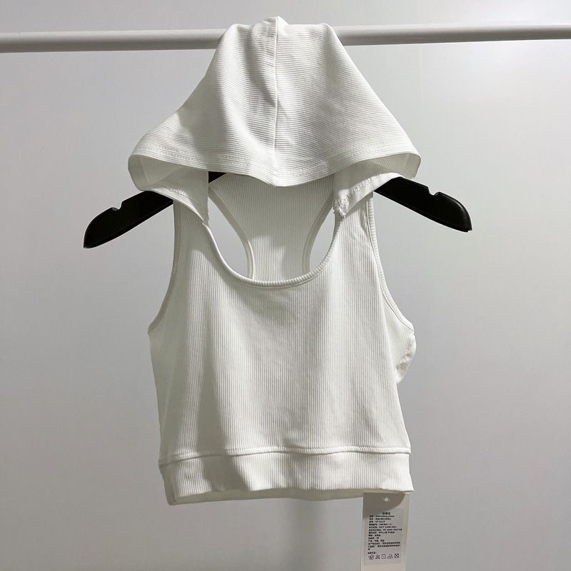 Summer Girls Sleeveless Hooded Vest Top - RAC26JP5482BATT