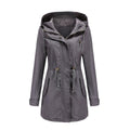 New Style Women’s Cotton Hooded Trench Coat – Spring & Autumn Lightweight Outerwear