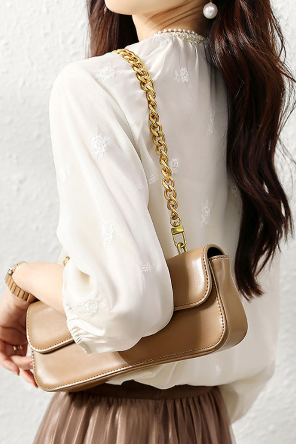 Women's Western Style Design Shirt Chic Beautiful Small Shirt Early Spring Coat