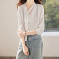Women's Long Sleeve Shirt - New Season Spring & Autumn Design