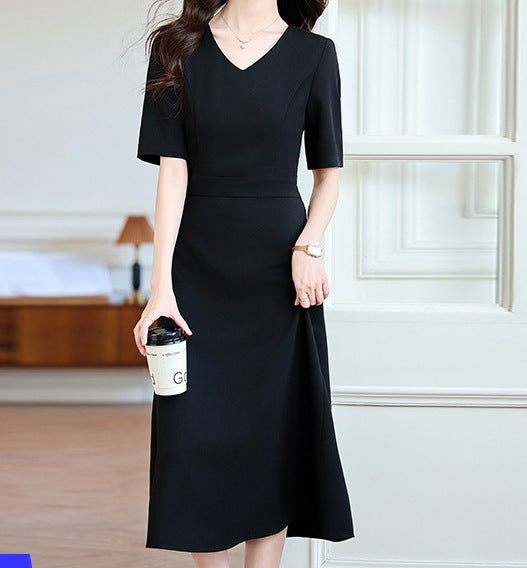 Women’s V-Neck Short-Sleeved Summer Dress