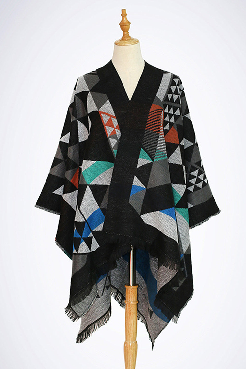 Women Convenient Printed Pattern Cozy Winter Perfect Casual Shawl