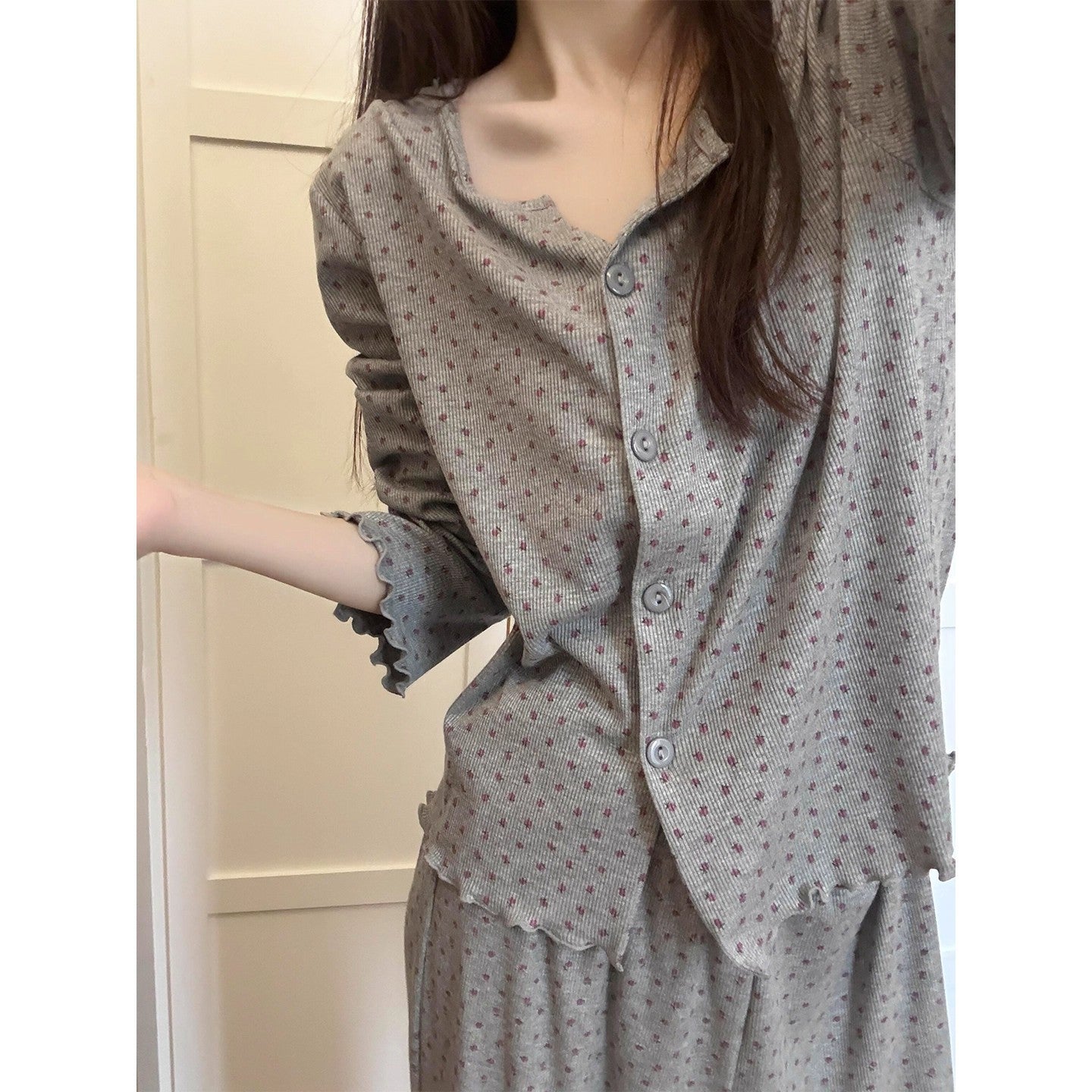 Women's Floral Print Pajama Set