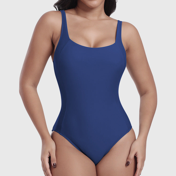 Women's One-Piece Binding Bikini Swimsuit with Adjustable Straps and Modern Fit