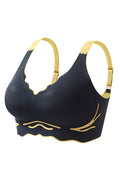 Women Plus Seamless Thai Latex vest-style Pushup Bra