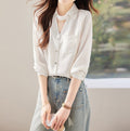 Women's New Spring & Autumn Long Sleeve Shirt - Modern Everyday Style