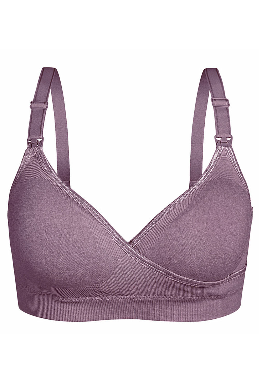 Women New Beautiful, Adjustment Gathered Seamless Front Buckle Cross Breastfeeding Detachable Double Shoulder Strap Back Four Ro