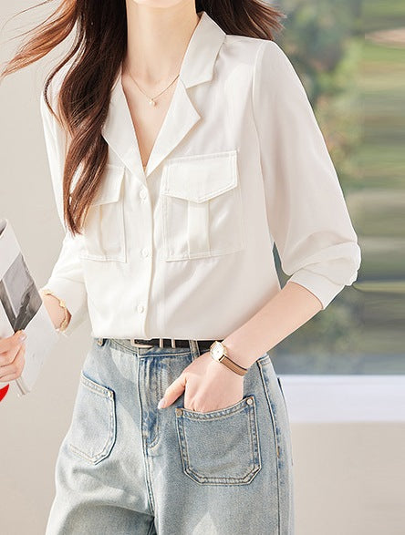 Women's High-End Fashion Spring & Autumn Professional Casual Top