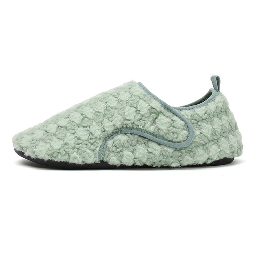 Cotton Slippers for Women - Autumn & Winter Warm Velvet Indoor Shoes, Thick Non-Slip Sole Home Slippers