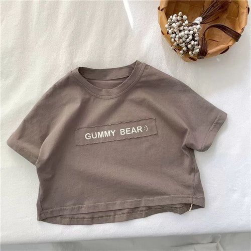 Boys & Girls Summer Short-Sleeve T-Shirt – Soft Casual Everyday Top for Kids - RAC26JP5507BATT