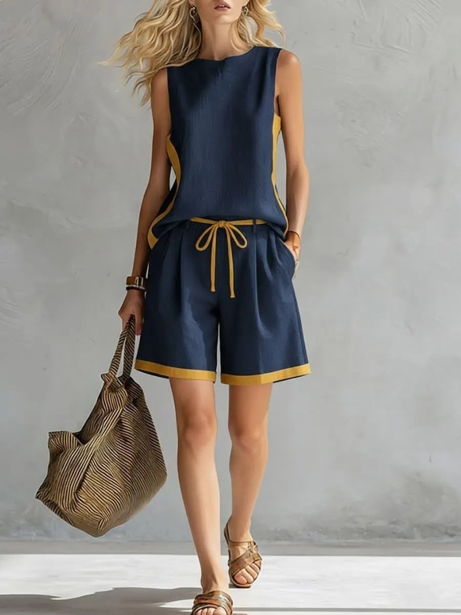 Women's Summer Casual Fashion Two-Piece Outfit – Comfortable Matching Set