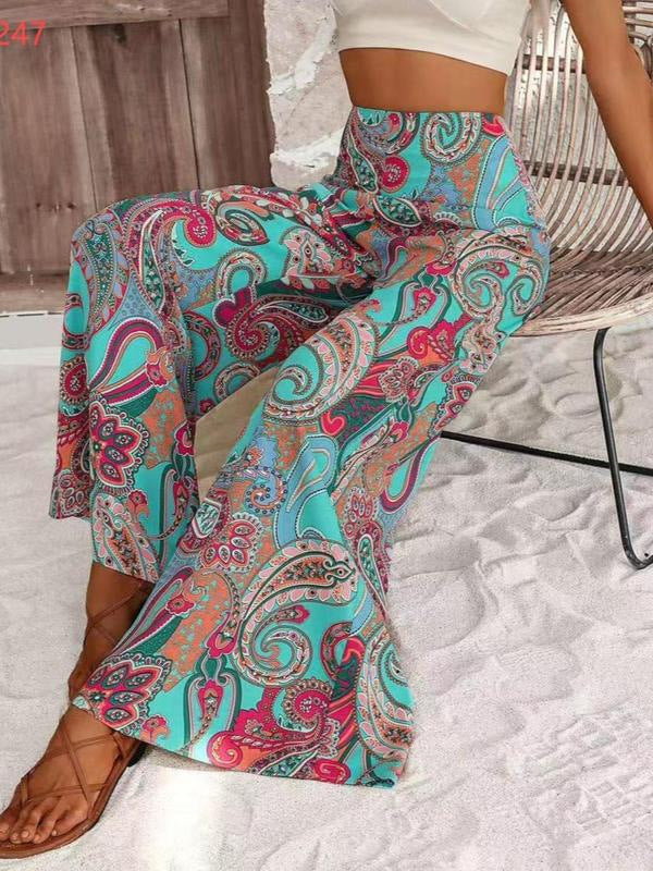 Women's Plus Size Casual Wide Leg Pants – Comfortable Loose Fit Everyday Trousers