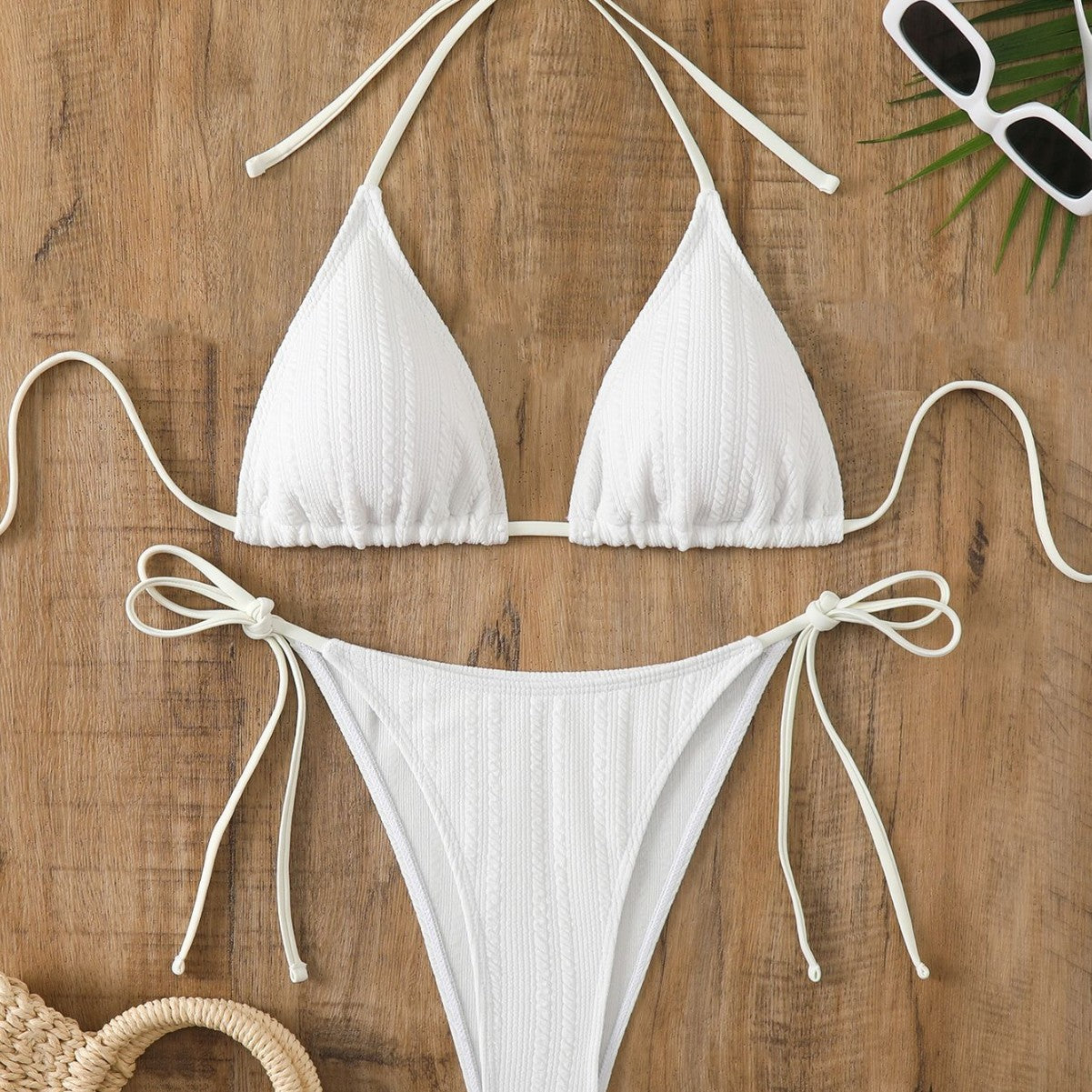 New Multi-Neck Strap Hot Spring Swimsuit Three-Piece Spice Girl Split Bikini
