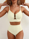 Style Two-Piece Black Bikini Set for Women