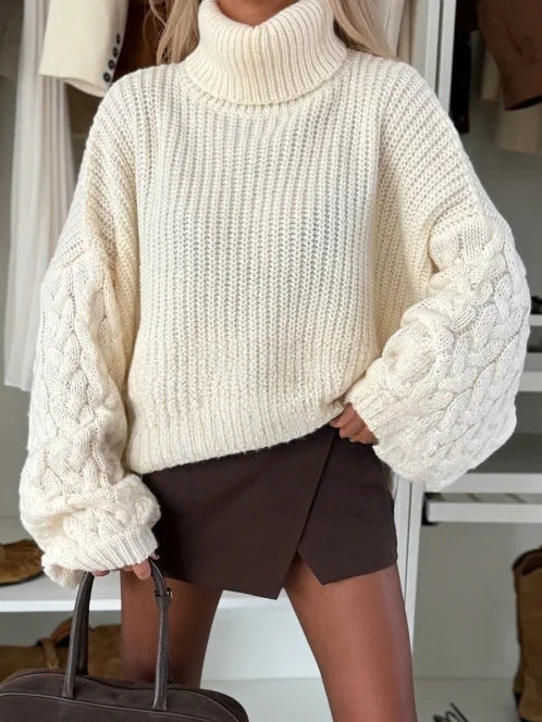 Women's Solid Color Casual Sweater