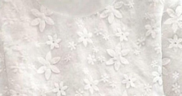 Women's Summer Embroidered Lace Half Turtleneck Pullover Elegant Blouse Top