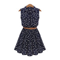 Women Sleeveless Cotton Printed Long Dress