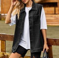 Women’s Fashionable Denim Sleeveless Vest – Spring & Autumn Style