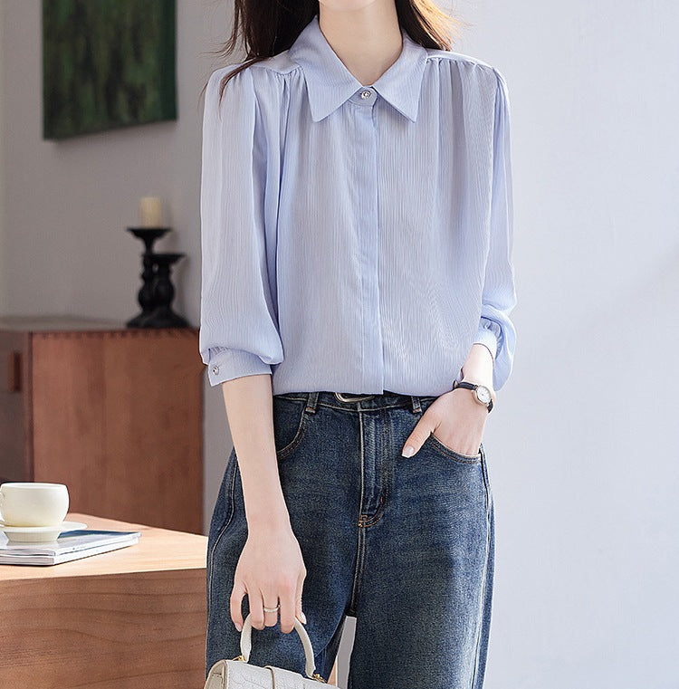 Women's Workwear Long Sleeve Top - New Spring & Autumn Office Essential