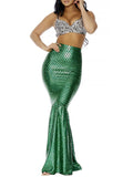 Elegant Women's Mermaid High-Waisted Tight-Fitting Long Skirt