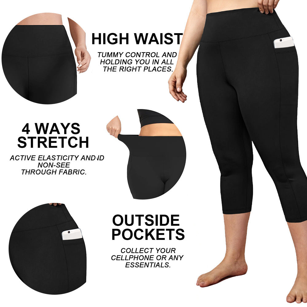 7/8 Slim Fit High-Waisted Women’s Yoga Pants – Lightweight Milk Silk Leggings, Summer Fitness & Casual Wear,