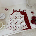 Girls Summer Heart Print Tank Top Dress – Cartoon Princess Style Sleeveless Outfit - RAC26JP5476BATT