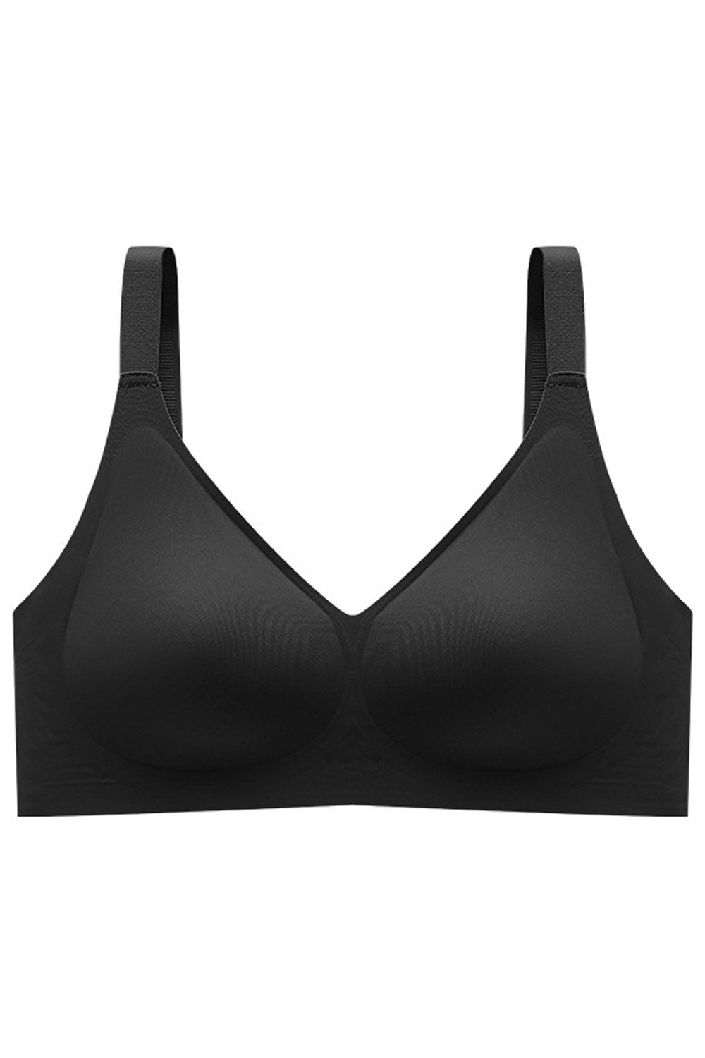 Women Latex Gathers Shock-proof Pad Bra