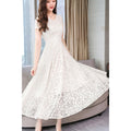 Women Short Sleeve V-Neck Stylish Dress