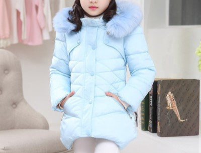 Girls' Puffer Hooded Jacket (15)
