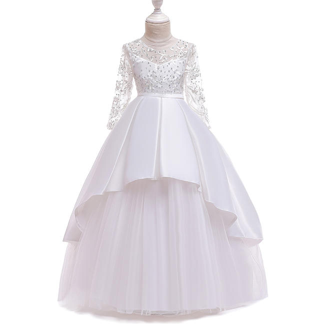 Kid Girls Beautiful Princess Style Wedding Dress