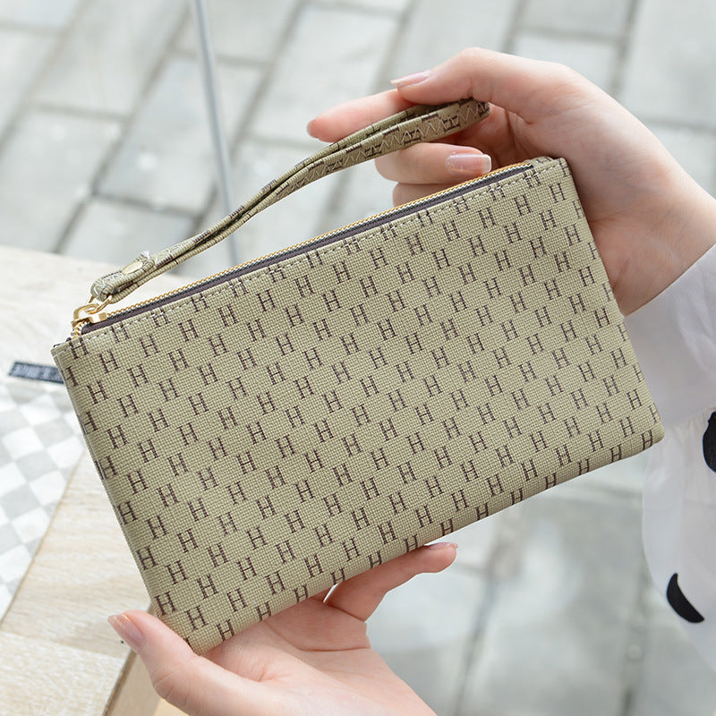 Women’s Style Wallet – Long Zipper Closure Clutch