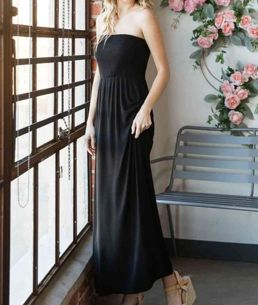 Women's Heimish Full Size Strapless Maxi Dress