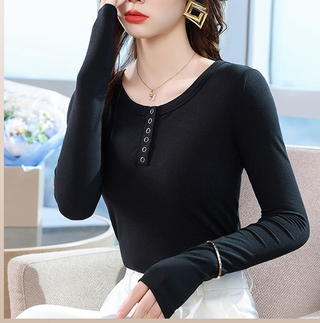 Women's Autumn & Winter Casual Elegant Round Neck Knitted Top