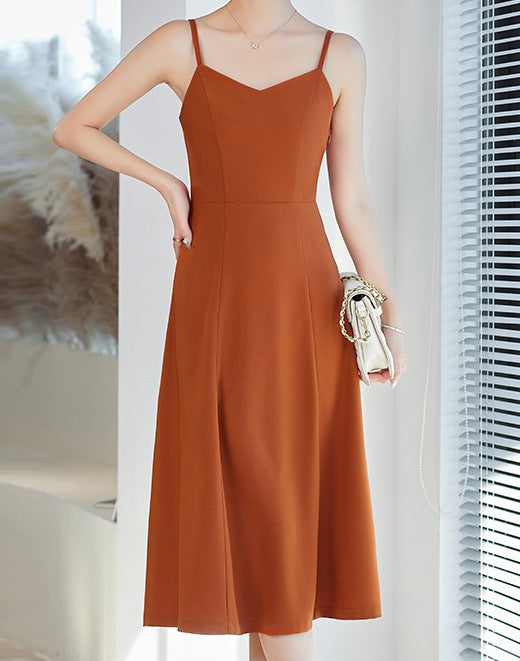 Women’s Hepburn-Inspired Strap Dress