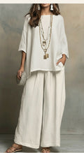 Women's Solid Color Half Sleeve Casual Two-Piece Top and Pants Set