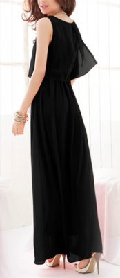Long Elegant Chiffon Bohemian Beach Dress