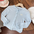 Girls Summer Lace Coat – Sweet Bow Lightweight Outerwear for Babies & Toddlers - RAC26JP5467BATT