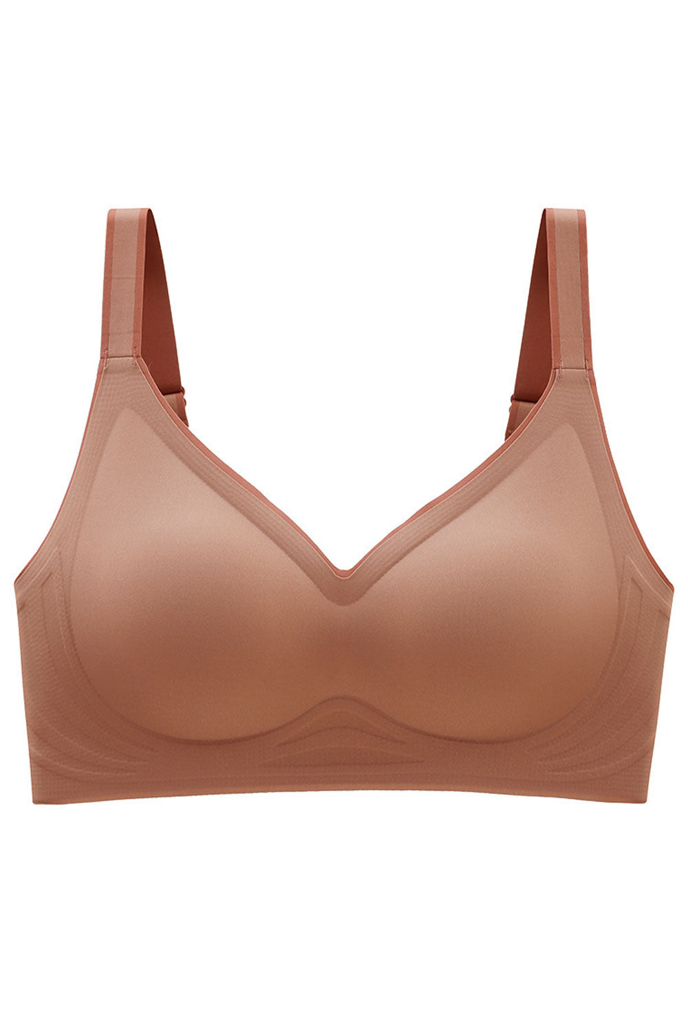 Women No Steet Ring Adjustable Latex Bra