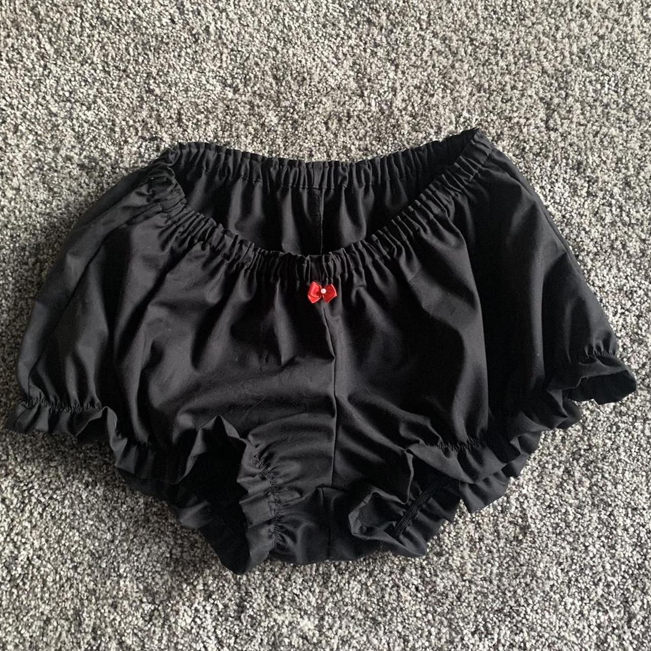 Women's High-Waisted Plaid Shorts with Small Bow