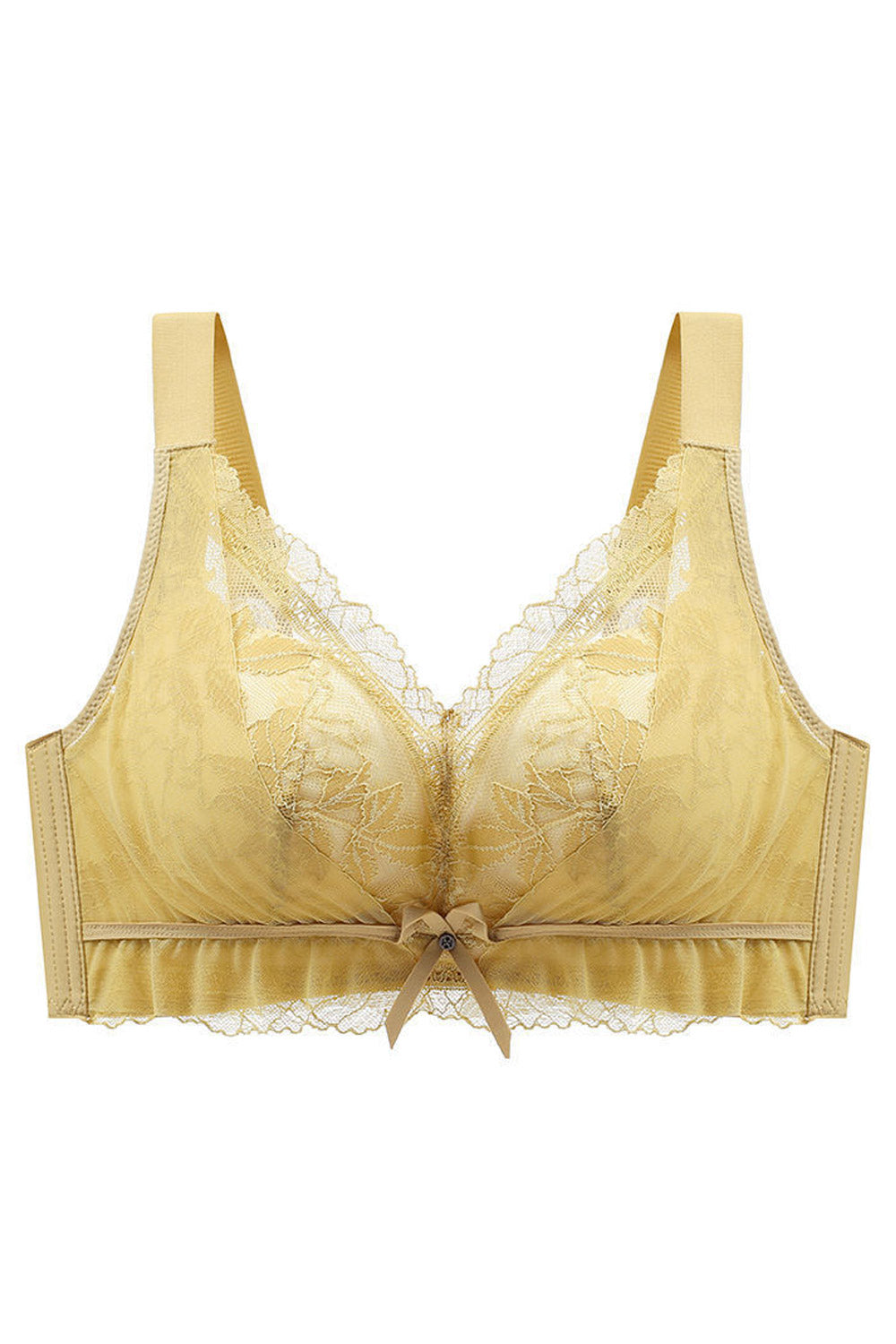 Women Plus Stylish Comfort Front Closure Bralette Wireless Bra