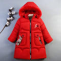 New Winter Style Girls’ Cotton-Padded Coat – Thick Warm Hooded Jacket - RAC25JP3290GDRESS