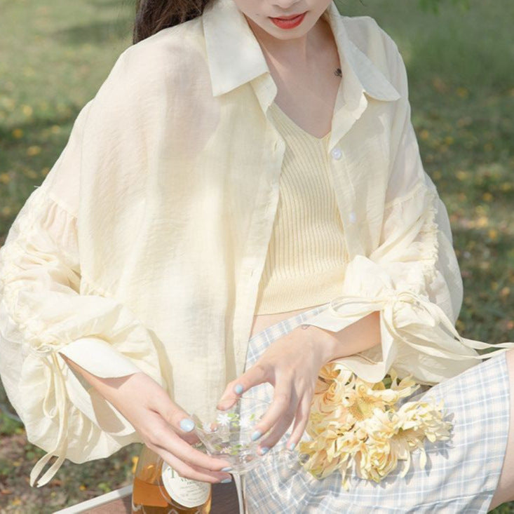 Women's Summer Thin Sun Protection Jacket - UV Protection Short Top
